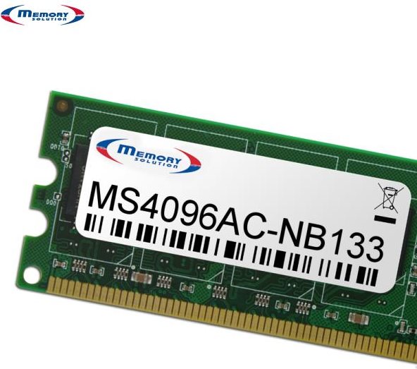 Memory Solution MS4096AC-NB133 4GB Speichermodul (MS4096AC-NB133)