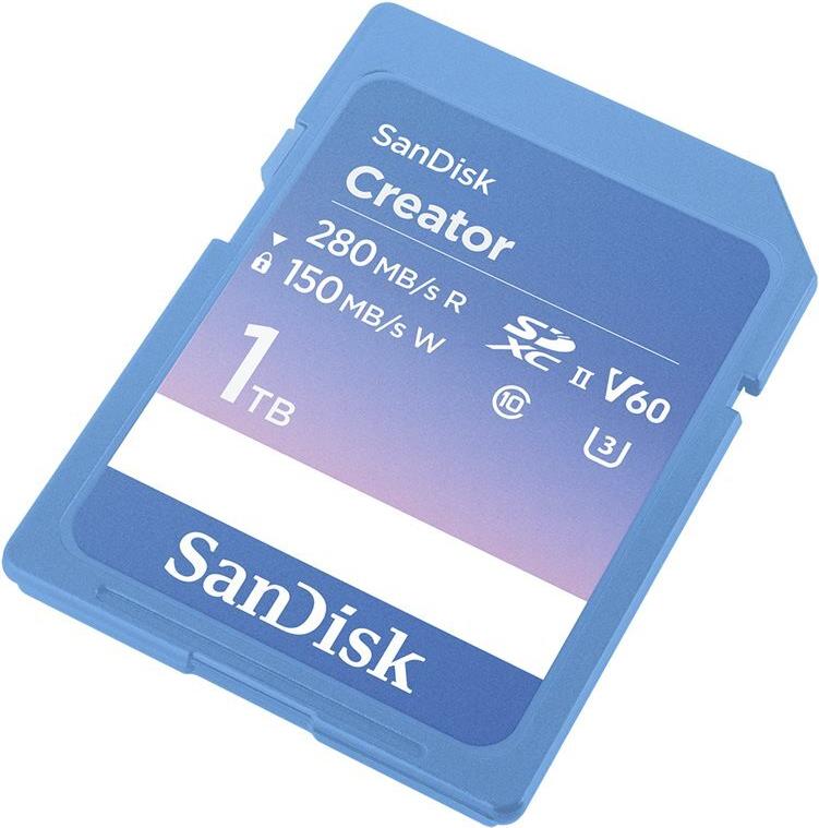 SanDisk Creator Flash-Speicherkarte (SDSDXEP-1T00-GNCIS)