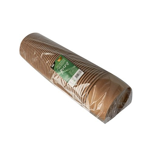 Papstar 87914 Salatschale Karton Rund 1000 ml 50 Stück Braun