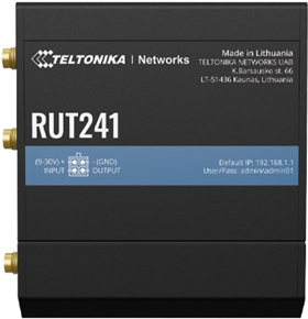 Teltonika Industrieller kompakter 4G/LTE & WLAN Router, mit Ethernet & I/O LTE / 3G Router (RUT241)