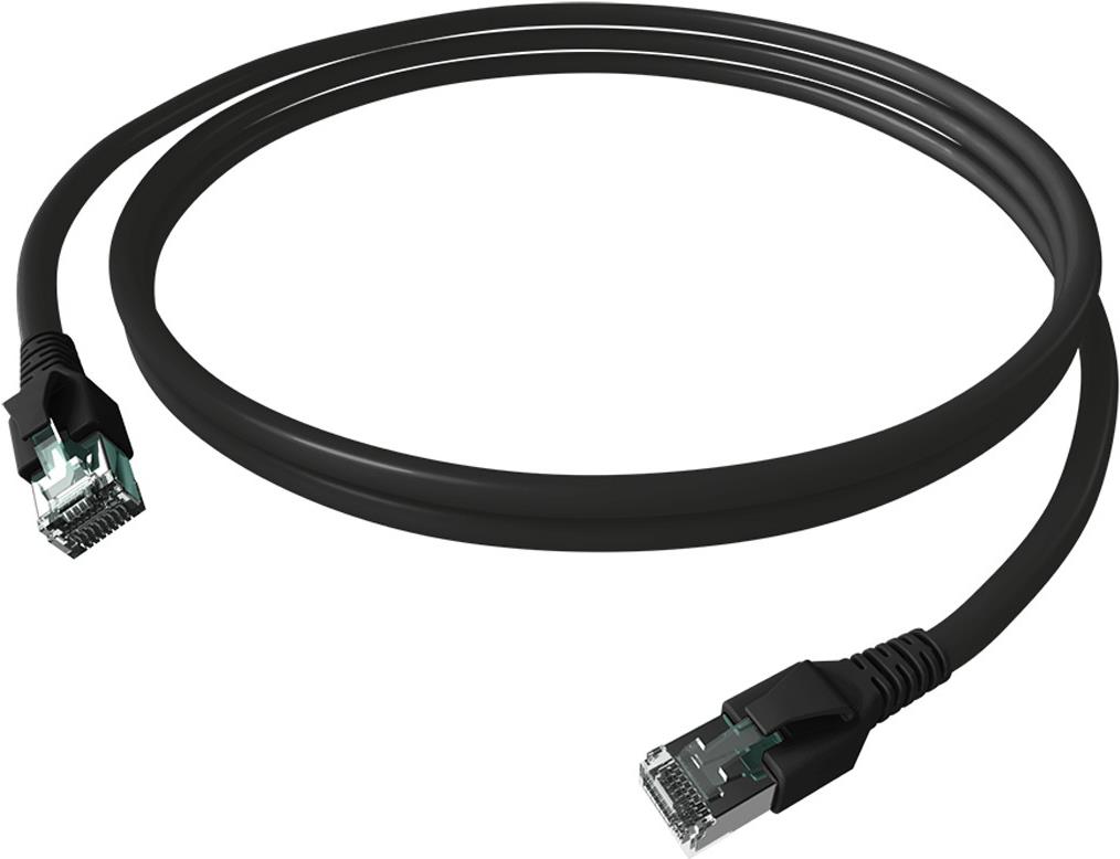 ZVK EasyLan CP1KSBSBS0020 FlexBoot Kat.6 Patchkabel geschirmt schwarz 2,0m (CP1KSBSBS0020)
