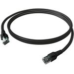 ZVK EasyLan CP1KSBSBS0020 FlexBoot Kat.6 Patchkabel geschirmt schwarz 2,0m (CP1KSBSBS0020)