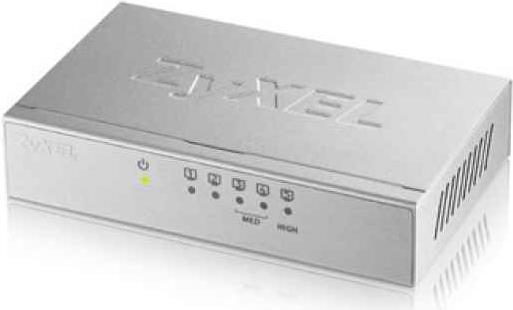 Zyxel GS-105B v3 Desktop-Switch 5x Gigabit Ethernet Silber