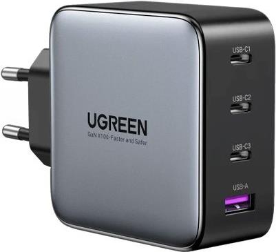 Ugreen Nexode S 100W 4-Port GaN Fast Charger EU gray (35043)