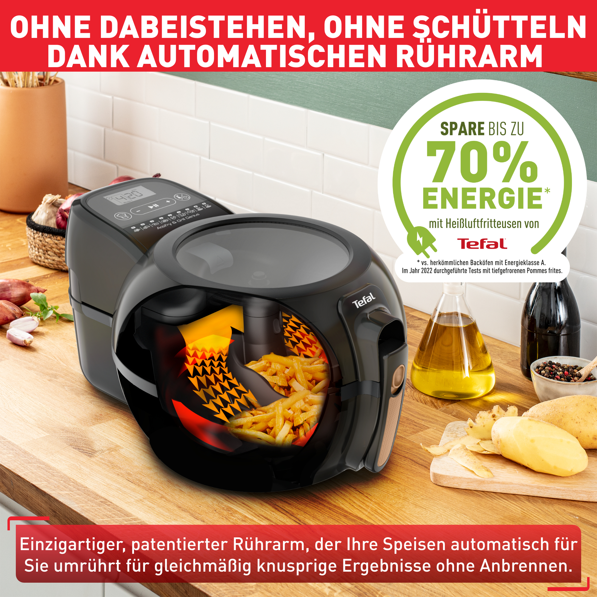 Tefal ActiFry FZ775810 Heißluftfritteuse 1520 W Schwarz