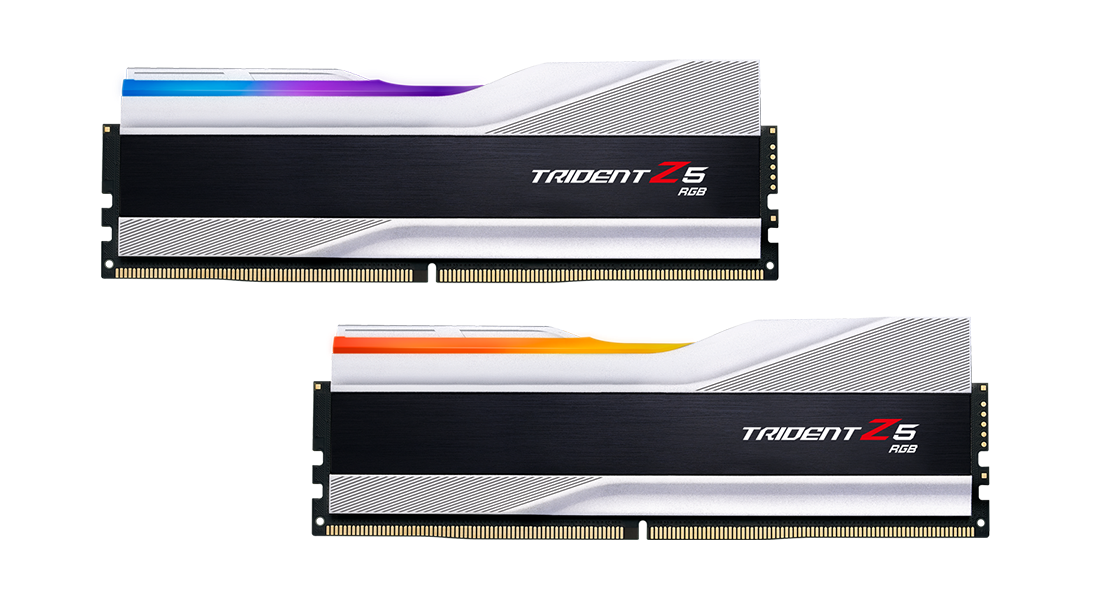 G.Skill Trident Z5 RGB DDR5 32 GB RAM 2x16 GB 6400 MHz CL32 Schwarz/Silber