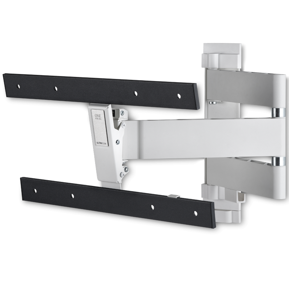 One For All WM6453 TV-Wandhalterung schwenkbar 32-77 Zoll 40 kg OLED Schwarz/Weiß (WM6453) (geöffnet)