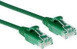 ACT Green 2 meter LSZH U/UTP CAT6 datacenter slimline patch cable with RJ45 connectors CAT6 U/UTP SLIMLINE GN 2.00M (DC9702)