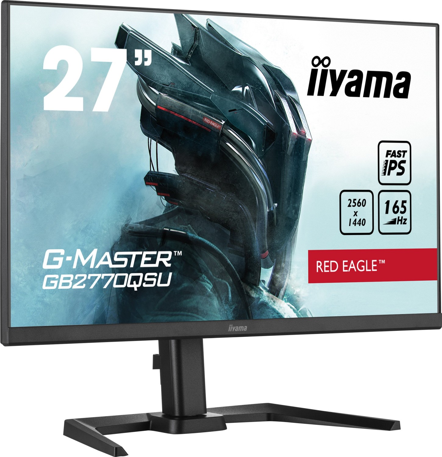iiyama G-MASTER GB2770QSU-B5 Computerbildschirm 68,6 cm (27" ) 2560 x 1440 Pixel Wide Quad HD LED Schwarz [Energieklasse F] (GB2770QSU-B5)