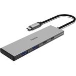 Hama USB-C-Hub, 4 Ports, 2x USB-A, 2x USB-C, USB 3.2 Gen2, 10 Gbit/s, PD, Alu (00200147)