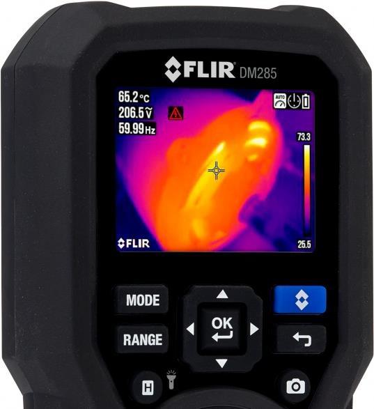 FLIR DM 285-FK Wärmebildkamera Schwarz 160 x 120 Pixel Eingebautes Display TFT (DM285-FLEX-KIT)