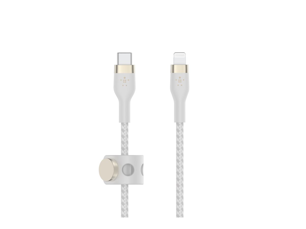 Belkin BoostCharge Lightning-Kabel USB-C auf Lightning 3 m Weiß