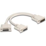 Delock Adapter Y-Kabel Splitter D-Sub HD 26 Pin Stecker zu 2 x 26 Buchse mit (67171)