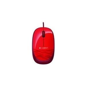 Logitech M105 - Maus - optisch - verkabelt - USB - Rot