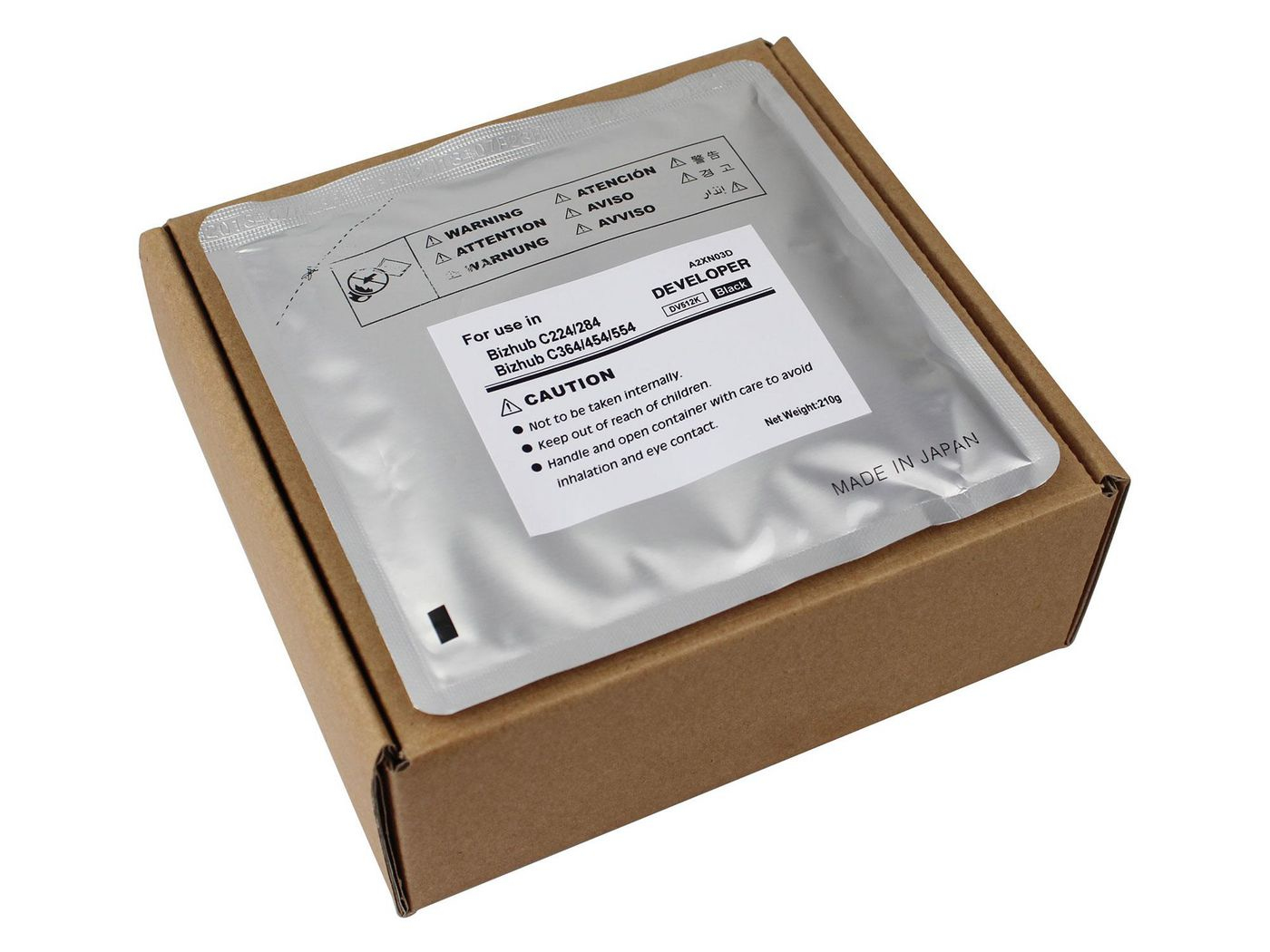 CoreParts MSP8125 Entwicklereinheit für Konica Minolta Bizhub C224/C284/C364/C454/C554 Schwarz