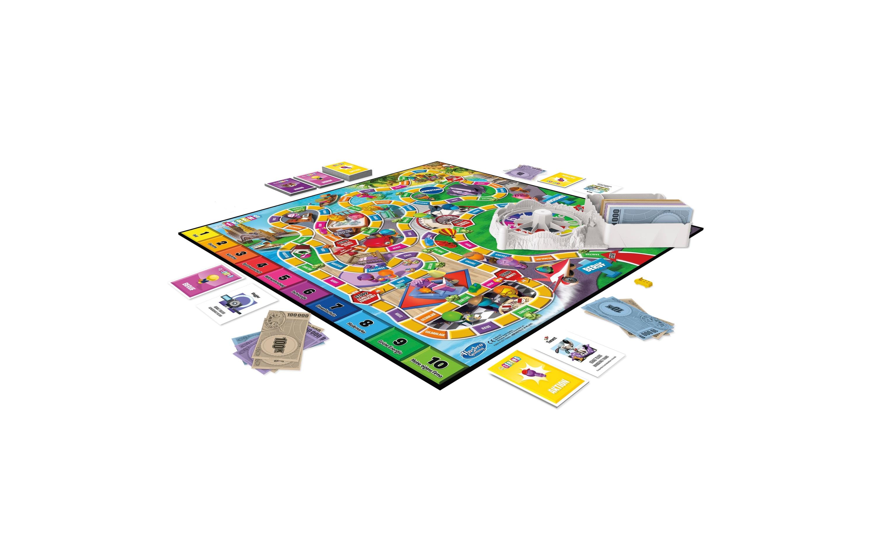 Hasbro Das Spiel des Lebens F0800 Brettspiel Familienspiel Bildend Ab 8 Jahren