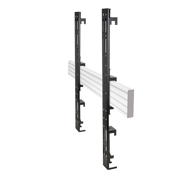 B-TECH System X BT8390-VESA800F Montageschienen 200 kg VESA 800 Schwarz