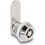 Navilock Zylinder Hebelschloss für Geräteschränke mit Rundzylinder und Rundloch-Schlüssel (20944)