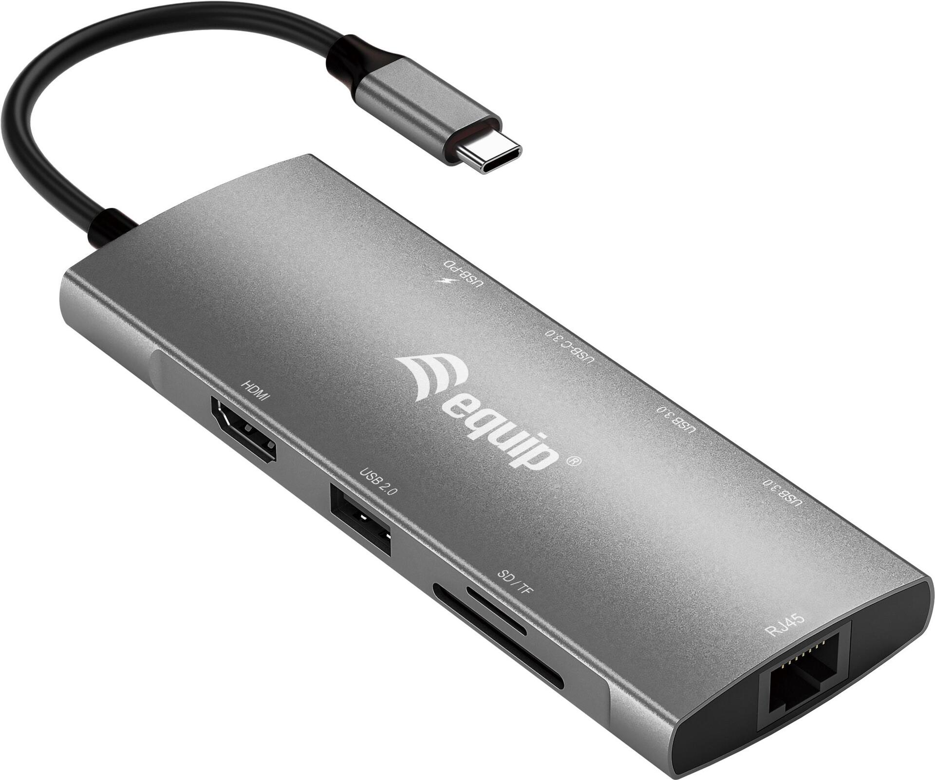 Equip USB-C 9-in-1-Multifunktionsadapter (133490)