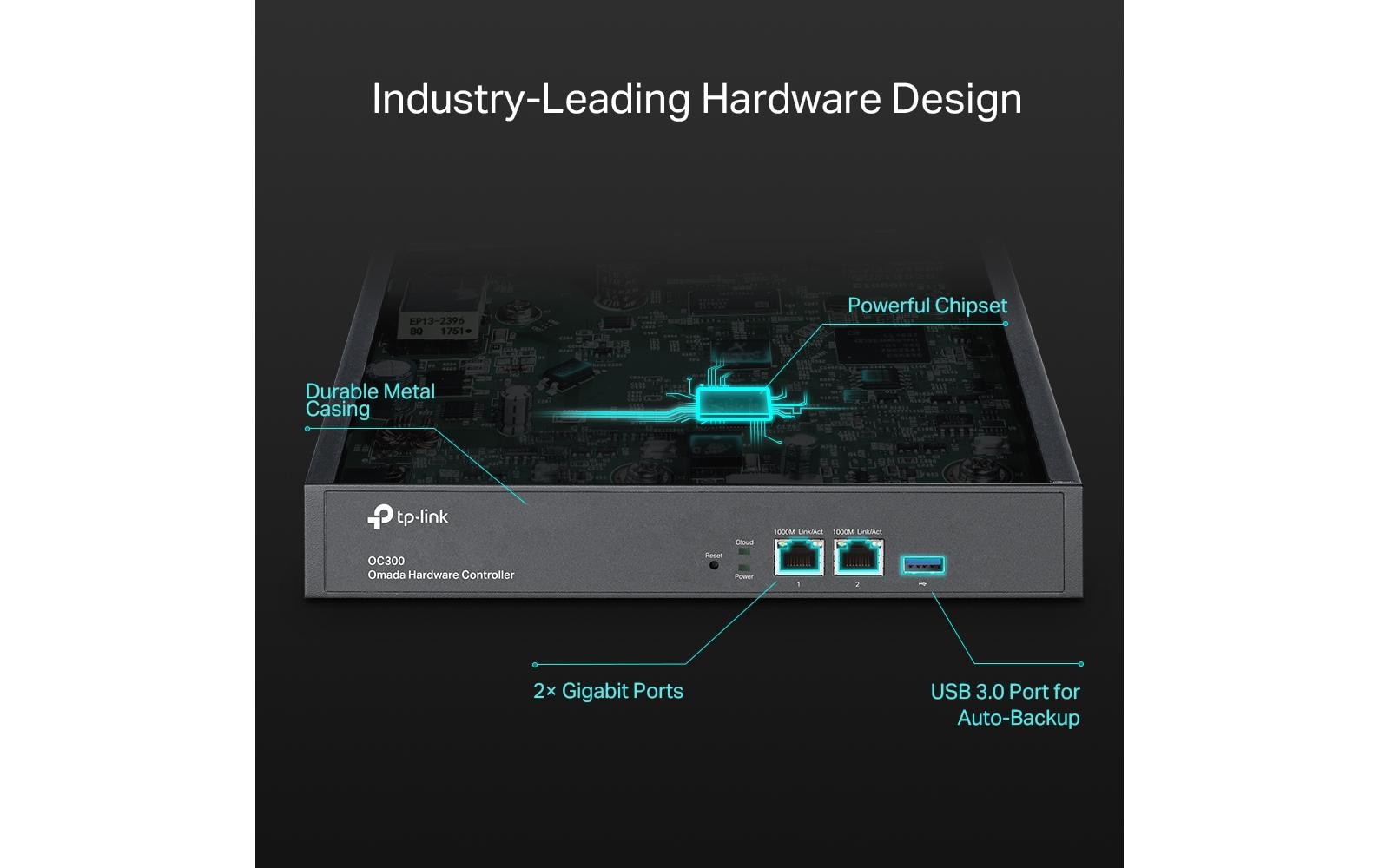 TP-Link Omada OC300 Netzwerk-Verwaltungsgerät Schwarz