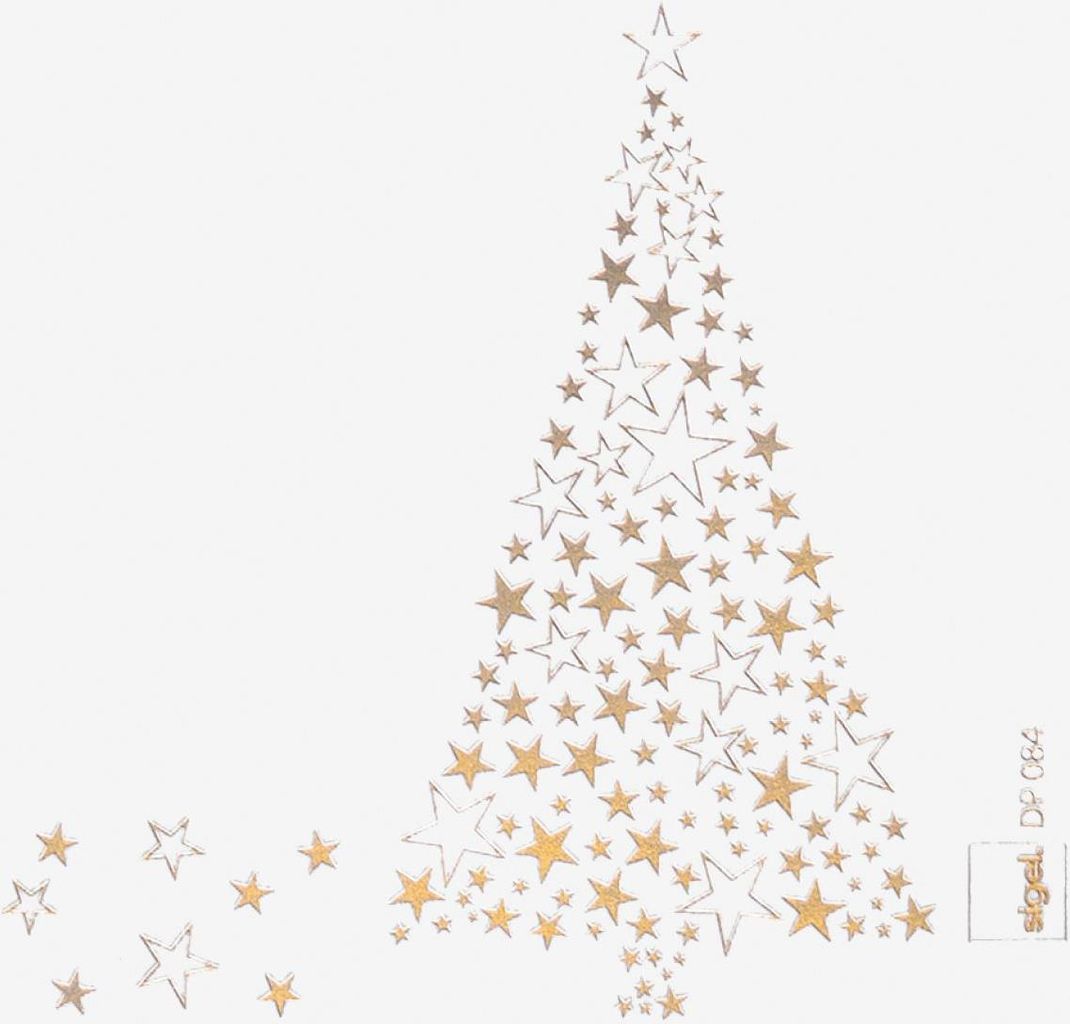 sigel Weihnachts-Motiv-Papier "Golden Tree", A4, 90 g/qm Feinpapier, für Inkjet/Laser/Kopierer - 1 Stück (DP084)