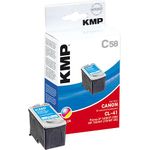 KMP wiederbefüllte Tinte für Canon PIXMA iP 1300, farbig Inhalt: 12 ml, Gruppe: 1501 (1501,4030)