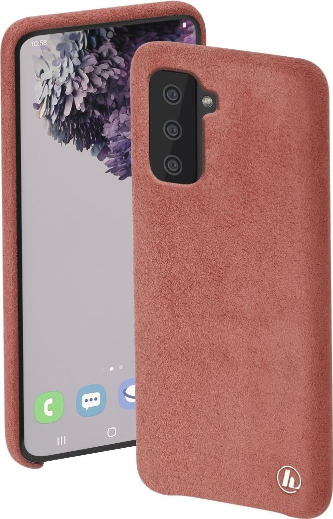 HamaFinest Touch - Hintere Abdeckung für Mobiltelefon - Netzgewebe - korallefarben - für Samsung Galaxy S21