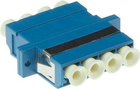 ACT Fiber optic LC-LC quad adapter singlemode OS2. Connectors: LC/LC Adapter lc quad os2 fl blue (EA1020)