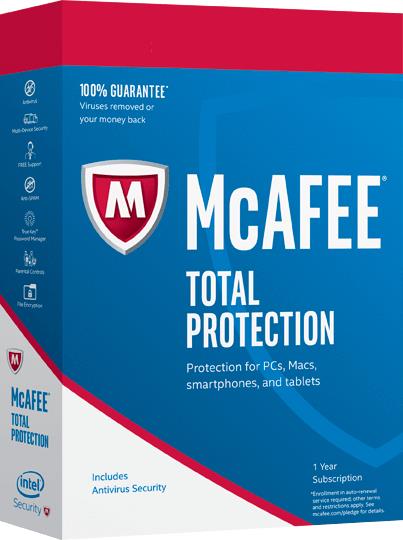 McAfee Total Protection Abonnement Lizenz (1 Jahr) 5 Peripheriegeräte Download Win, Mac, Android, iOS Deutsch  - Onlineshop JACOB Elektronik