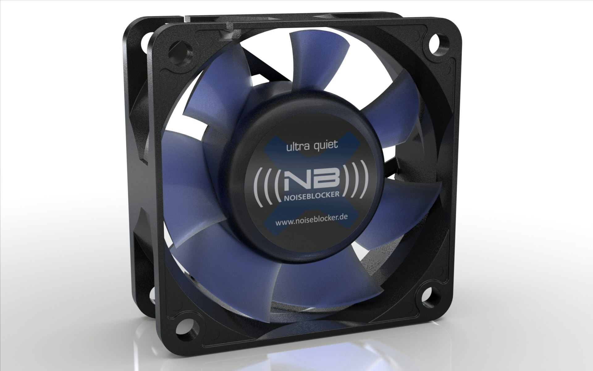 Noiseblocker BlackSilentFan XR-1 60 mm Gehäuselüfter Schwarz