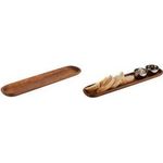 APS Servierbrett (B)370 x (T)80 x (H)20 mm, braun aus geöltem Akazienholz, feucht abwaschbar, nicht - 1 Stück (792)