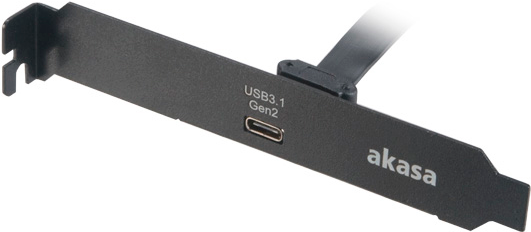 Akasa AK-CBUB37-50BK 0.5m USB C USB C Männlich Männlich Schwarz USB Kabel (AK-CBUB37-50BK)