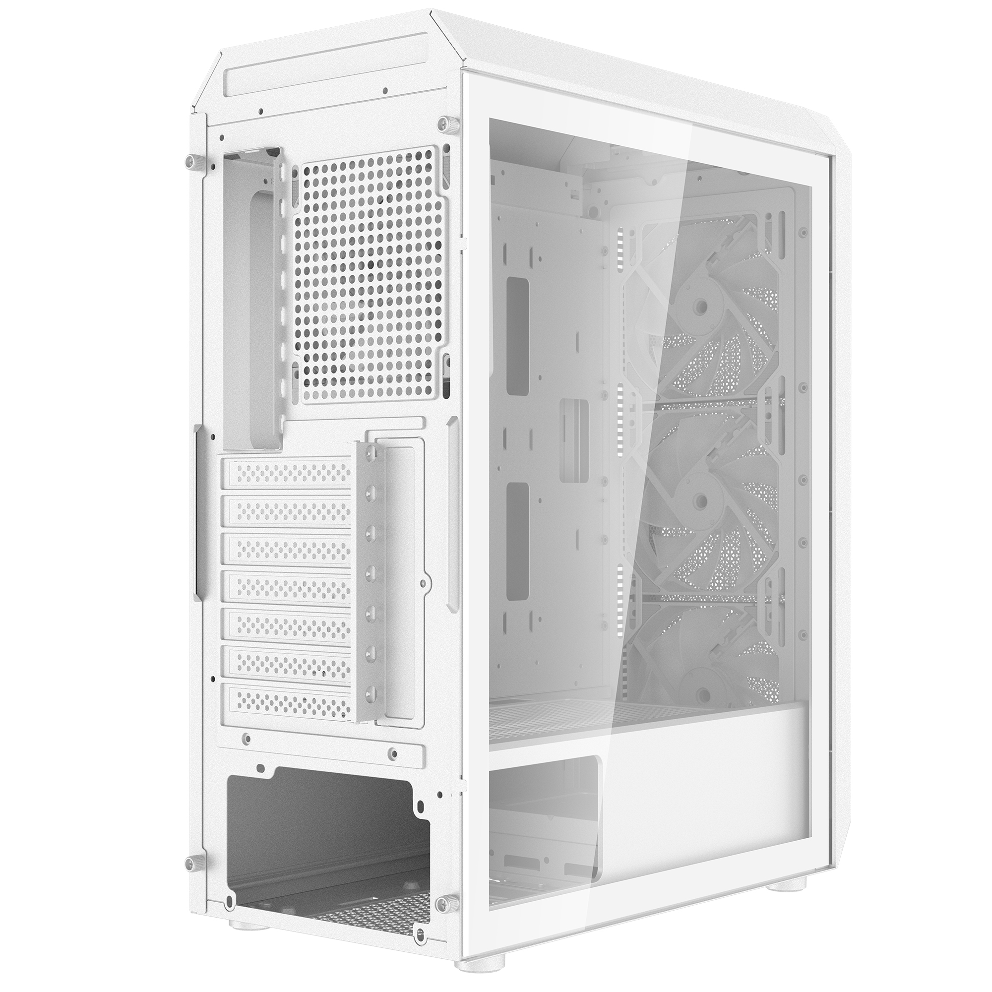 XPG VALOR AIR PLUS Midi Tower ATX Weiß