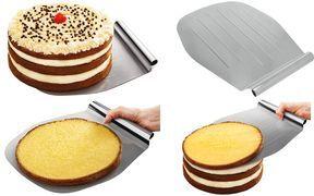 metaltex Tortenretter, Edelstahl, mit Griff zum Heben, Lösen und Wenden von Tortenböden, rostfreier - 1 Stück (257706010)