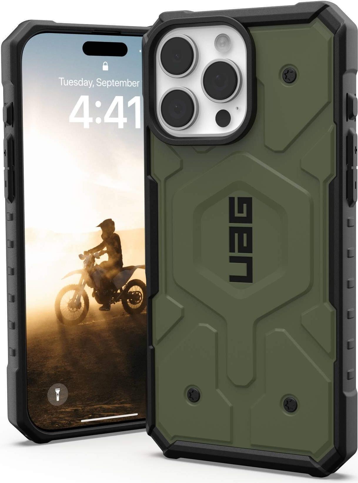 UAG Urban Armor Gear Pathfinder MagSafe Case | Apple iPhone 16 Pro Max | olive drab | 114469117272 (114469117272)