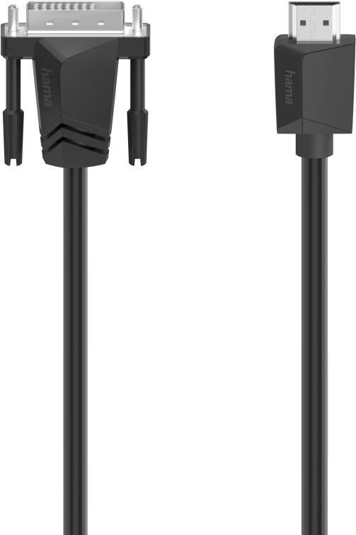 Hama 00200716 DVI-Kabel 3 m DVI-D HDMI Typ A (Standard) Schwarz (00200716)