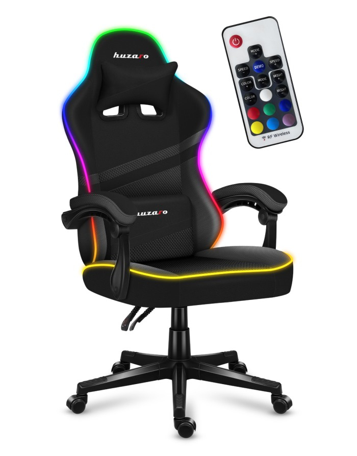 Huzaro Force 4.4 RGB Black Gaming-Stuhl Schwarz