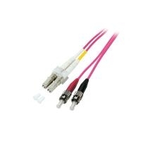 Patchkabel LWL Duplex OM4 (Multimode, 50/125) LC/ST, 3m, Good Connections® (LW-803LT4)