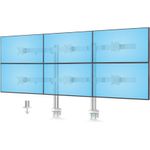 StarTech.com Six-Monitor Desk Mount w/ Crossbar, Up To 32" Screens/17.6lb (6-MONITOR-ARM-A)