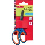 Herlitz 10897163 Büro- & Bastelschere Kunst-& Handwerksscheren Gerader Schnitt Blau - Rot (10897163)