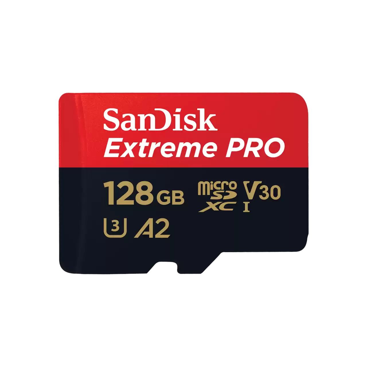 SanDisk Extreme PRO 128 GB microSDXC UHS-I 200 MB/s Schwarz, Rot