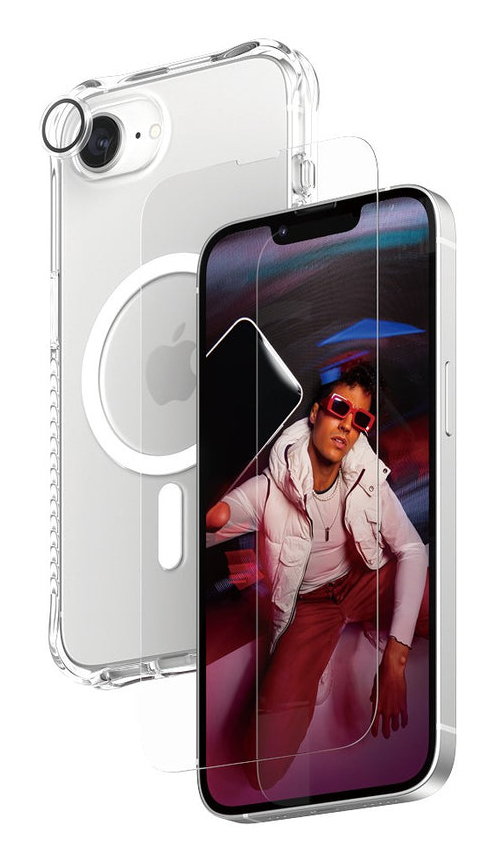 PanzerGlass CARE Fashion 3-in-1 Bundle iPhone 16e Transparent, Weiß