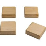 4 SIGEL Magnete braun 3,3 x 3,3 x 0,9 cm (BA211)
