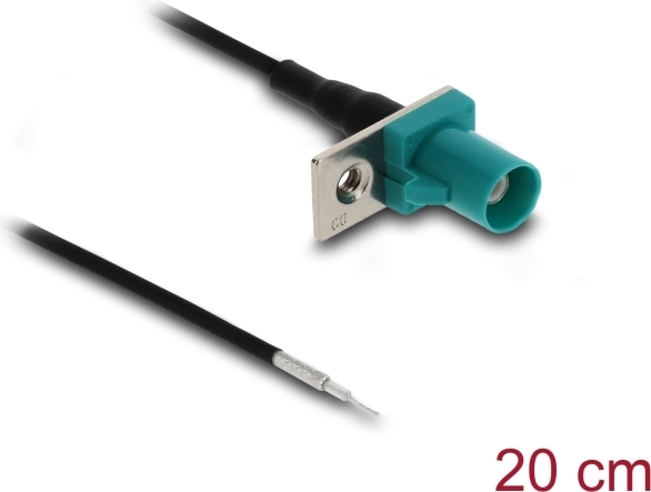 Delock Antennenkabel FAKRA Z Stecker zu offenen Kabelenden 1.13 - 20 cm 1 vorgestanztes (90725)