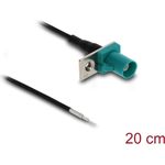 Delock Antennenkabel FAKRA Z Stecker zu offenen Kabelenden 1.13 - 20 cm 1 vorgestanztes (90725)