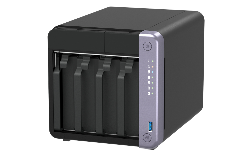 QNAP TS-432X-4G Tower-NAS 4-Bay 4 GB RAM Schwarz