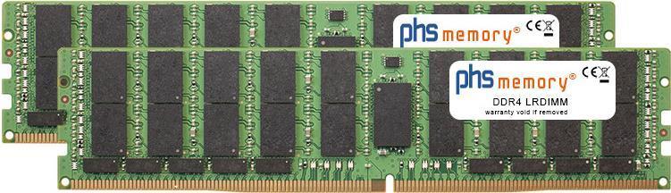 PHS-MEMORY 128GB (2x64GB) Kit RAM Speicher für Fujitsu Primequest 2800E2 DDR4 LRDIMM 2133MHz (SP1593