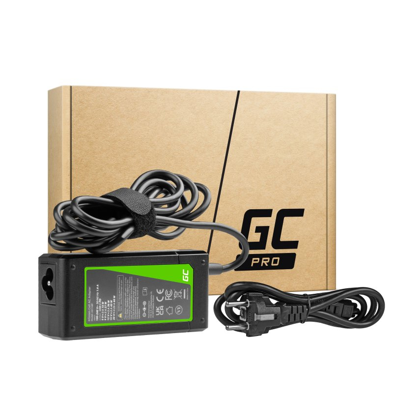 Green Cell PRO AD134P USB-C Netzteil 65W Schwarz