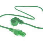 ACT AK5319 Stromkabel Grün 2 m CEE7/7 C15-Koppler (AK5319)