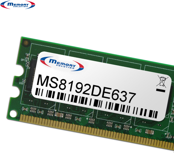 Memory Solution MS8192DE637 8GB Speichermodul (MS8192DE637)